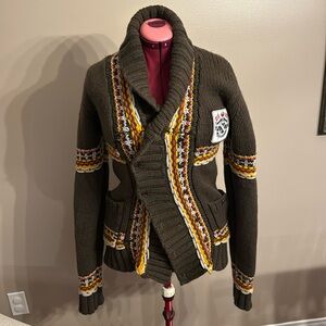 RARE vintage Helly Hansen knit cardigan